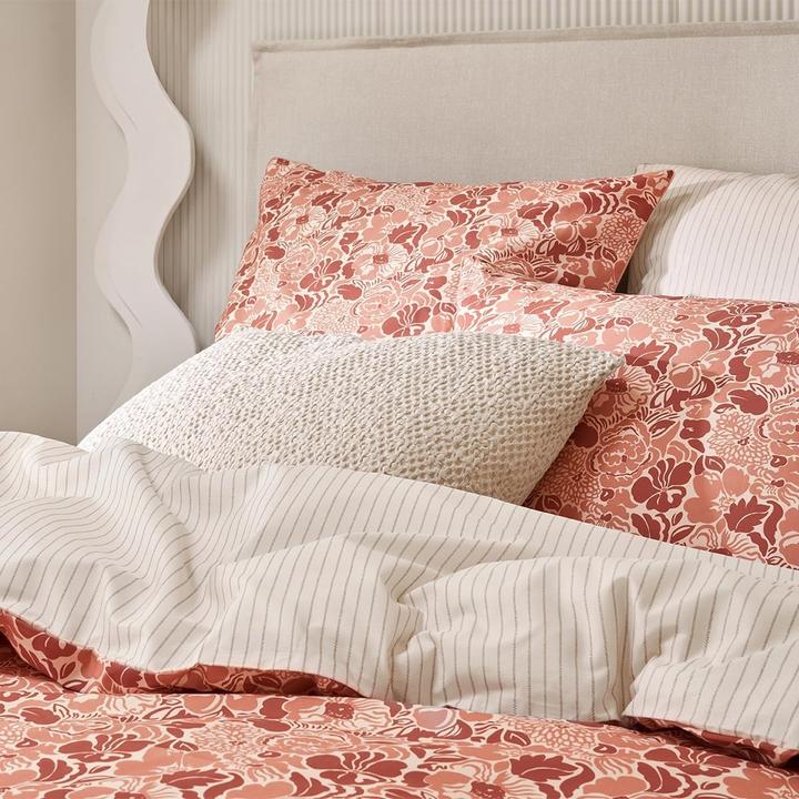 Productafbeelding Essix Dekbedovertrek van katoen-perkal, 240 x 220 cm, Gloria, roze (Dekbedovertrek, 240 x 220 cm)