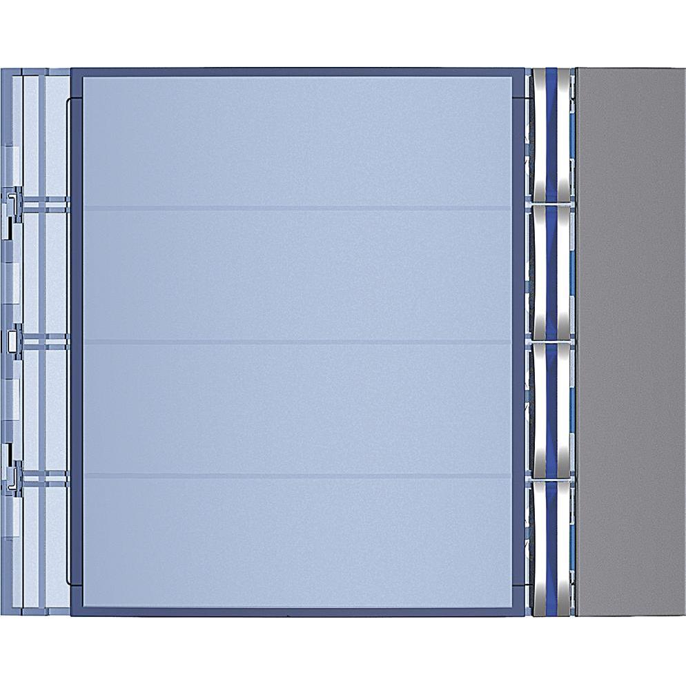 Legrand, Zubehör Gebäudesicherheit, Frontblende Ruftastmodul 4Rt Allstreet