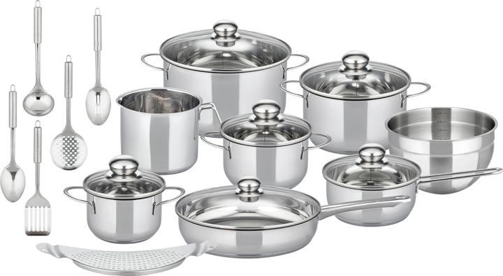 Produktbild ELO Topfset Prima Tavola 20teilig (28 cm, Pfannenset + Topfset, Edelstahl)