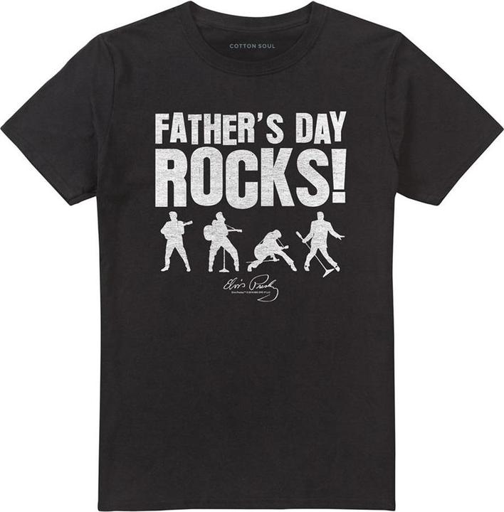 Produktbild Elvis Fathers day Rocks TShirt (S)