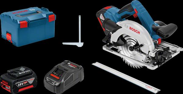 Actual product image Bosch Professional GKS 18V-57 G set