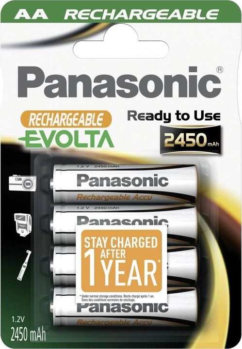 Panasonic Rechargeable Evolta (4 pcs., AA, 2450 mAh)