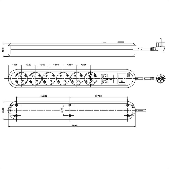 Produktbild Bachmann Smart (6x, CEE 7/3, 1.50 m)