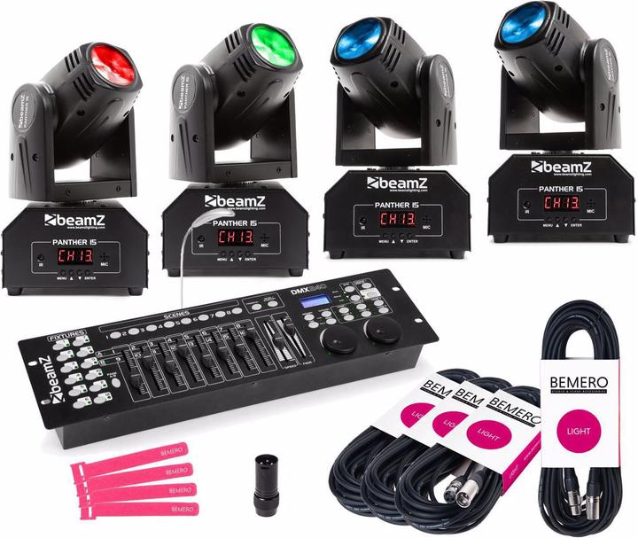 Produktbild BeamZ Moving Head Panther 15 Kit 1