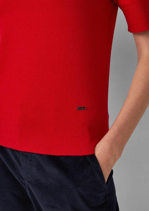 Produktbild s.Oliver Strickpullover Kurzärmeliger Strickpullover aus Viskosemix (38)