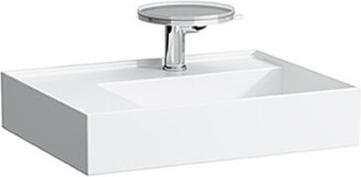 Produktbild Laufen Waschtisch KARTELL 600x460mm Abl. li o ÜL 2 HL-Ausf. sw (460 mm, 600 mm)