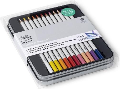 Produktbild Winsor & Newton Precision watercolour pencil 24pcs in tin box (24x)