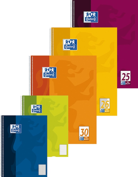 Produktbild Oxford Collegeblock (A4+, Kariert, Weicher Einband)