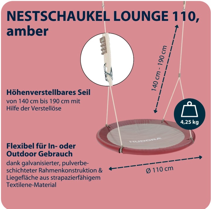 Produktbild Hudora Nestschaukel