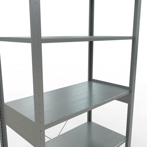 Actual product image Schulte Lagertechnik MULTIplus85 boltless basic shelving system with cross brace