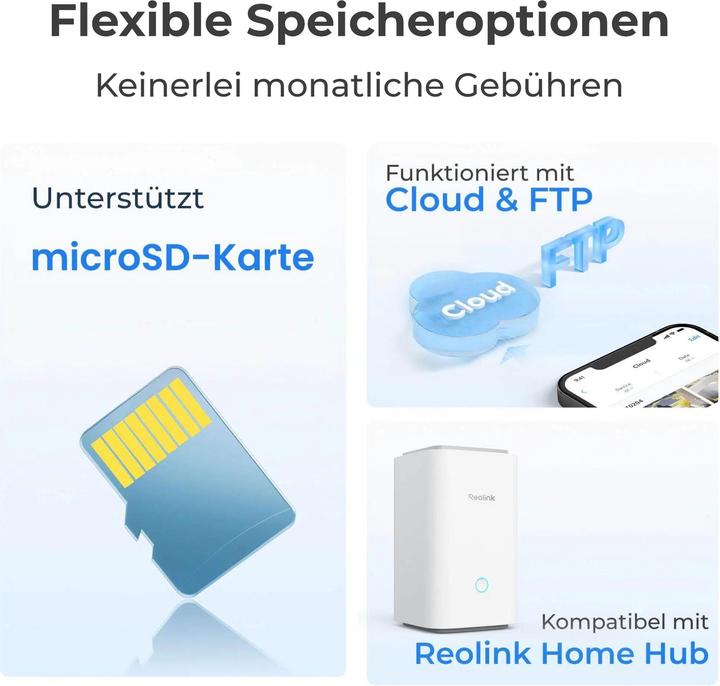 Produktbild Reolink Argus Series B430-B + Solar Panel 2-B (Solarpanel)