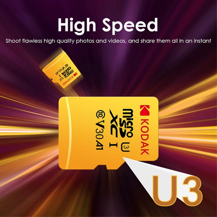 Produktbild Kodak mSD 64GB UHS-I U3/V30/A1 w/a (64 GB, microSD, U3, UHS-I)