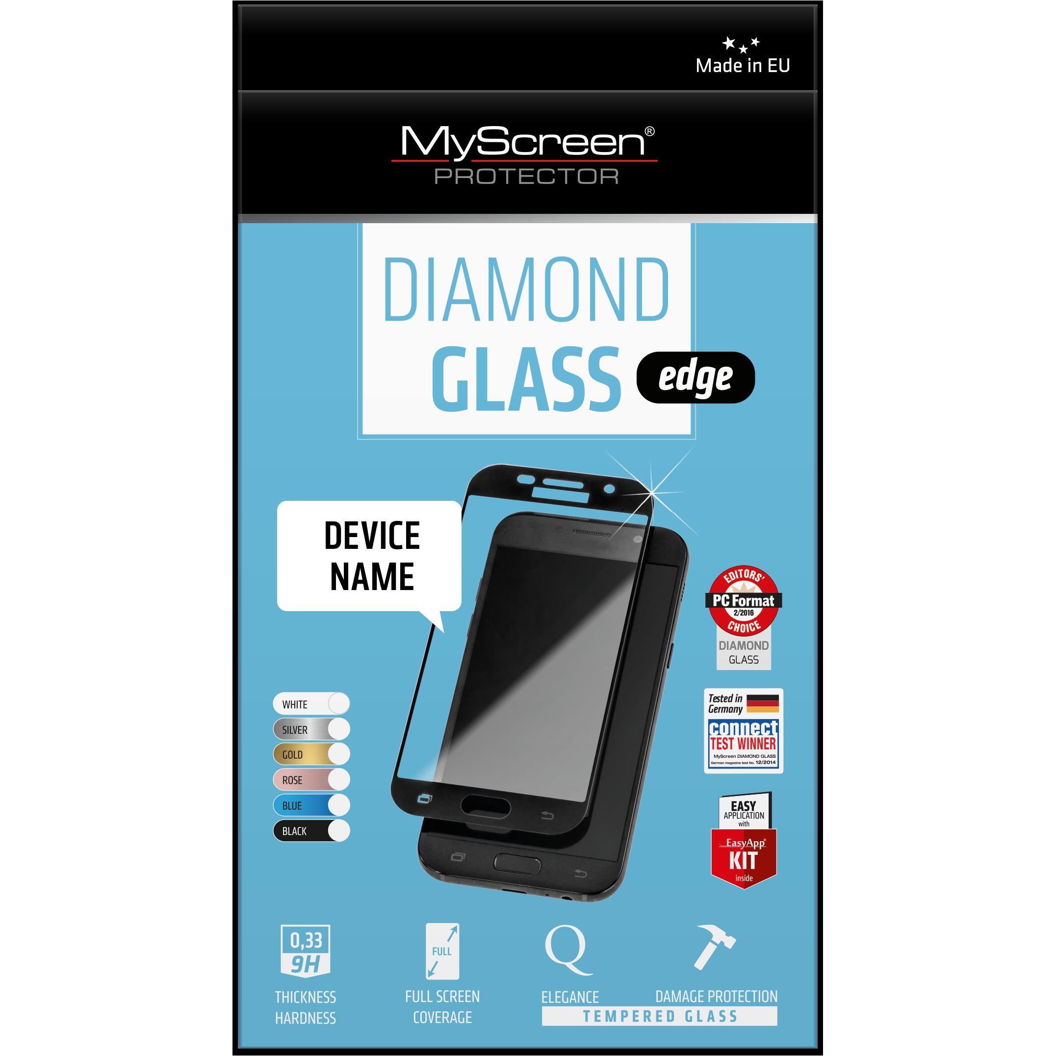 Thumbnail - MyScreen Protector Diamond Glass Edge (1 Stück, Huawei P20 Lite), Smartphone Schutzfolie, Schwarz