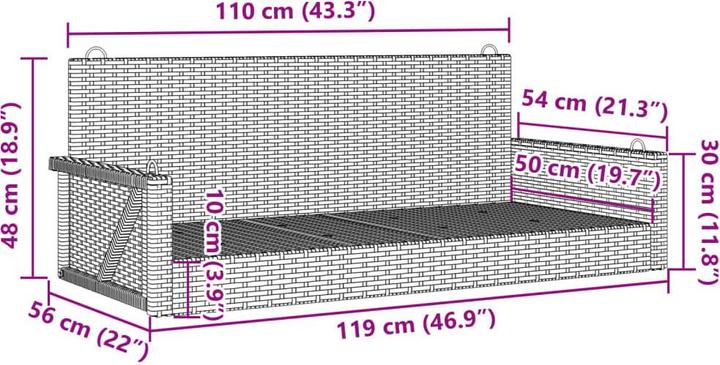 Image du produit vidaXL Hängebank