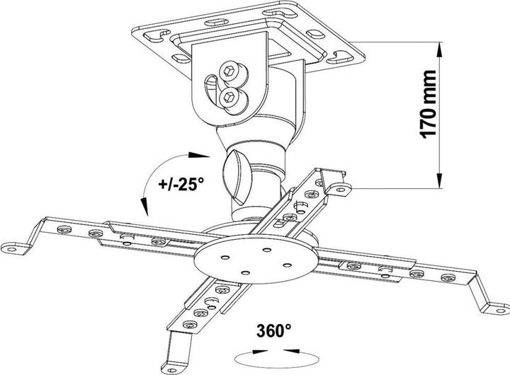 Actual product image myWall Projector ceiling mount (Ceiling)