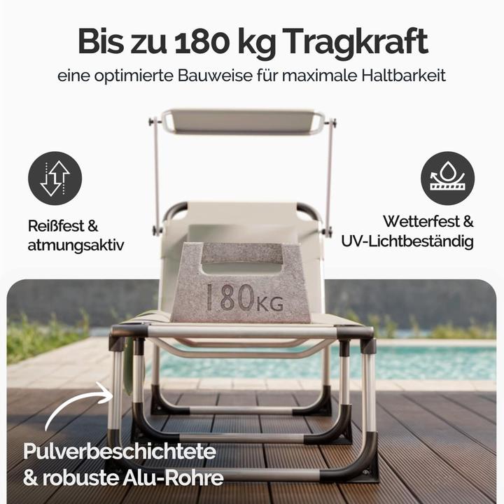 Produktbild Casaria Sonnenliege (210 cm)