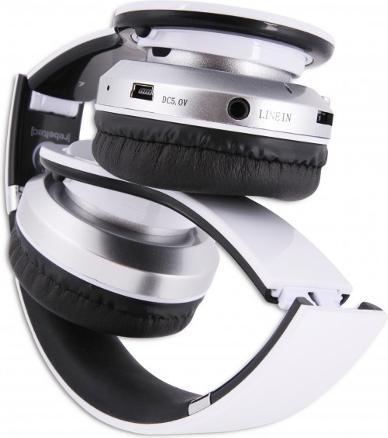 Produktbild Rebeltec Bluetooth headphones Crystal white (6 h, Kabellos)