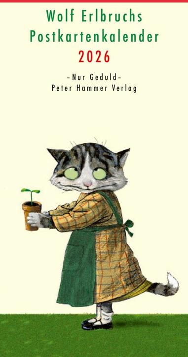 Hammer Fitness Wolf Erlbruchs Postkartenkalender 2026