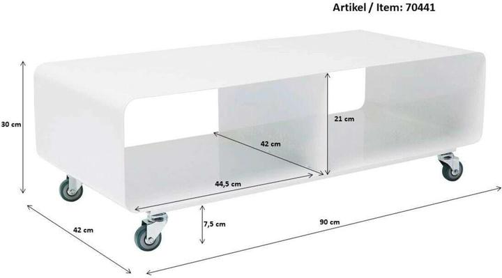 Produktbild Kare Design Lowboard Lounge M Mobil Grau 90x30cm (90 x 42 x 30 cm)