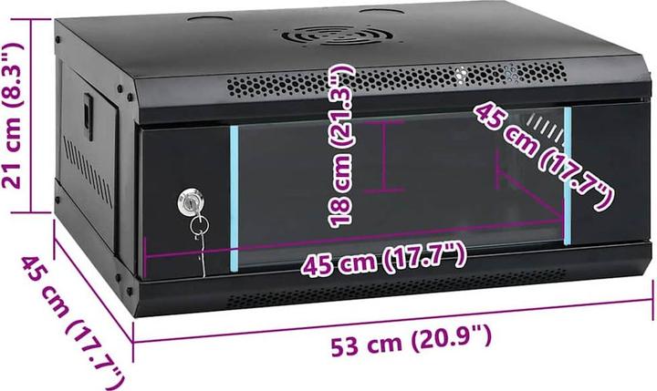 Produktbild VidaXL Netzwerkschrank (11267.72 HE)