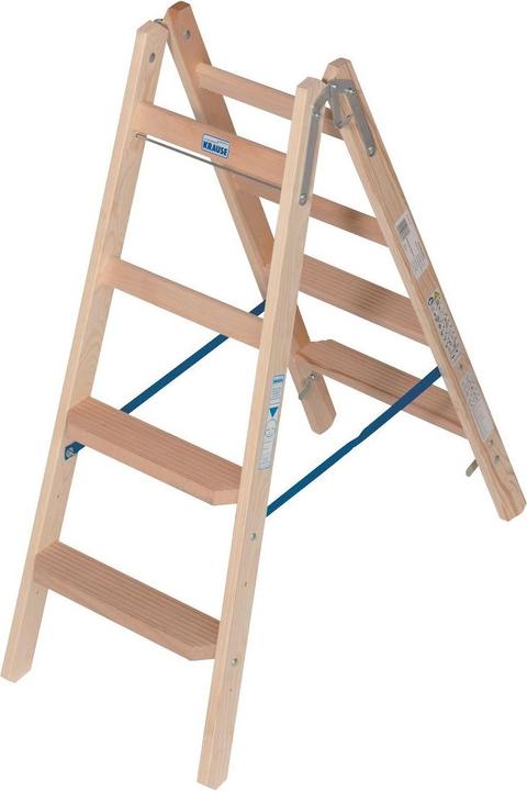 Image du produit Krause Escabeau Stabilo 2x 4 marches (Échelle deux plans)