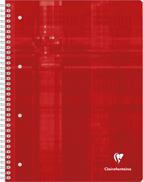 Image du produit Clairefontaine Bloc-notes collège (A4+, À rayures, Couverture rigide)