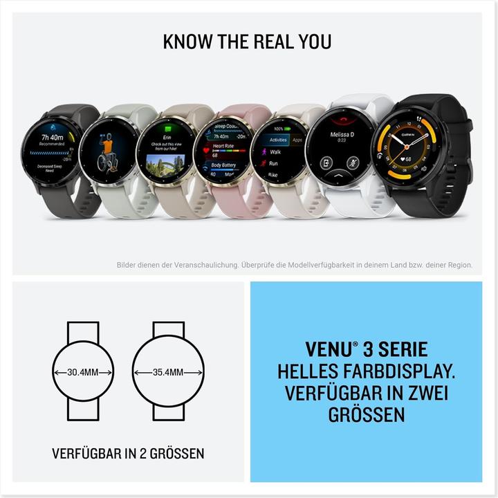 Image du produit Garmin Venu 3S (41 mm, WLAN uniquement)