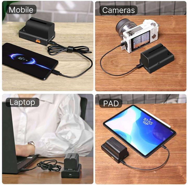 Produktbild Ulanzi Ladegerät NP-F01 (Kamera Akku Ladegerät)