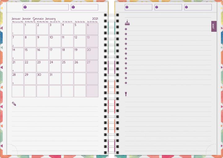 Produktbild Biella Family Organizer (A5, Englisch, Italienisch, Französisch, Deutsch)