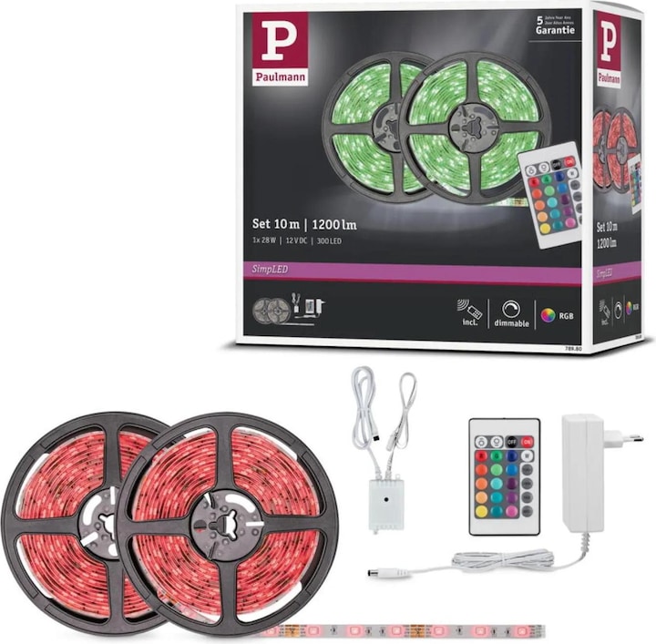Produktbild Paulmann SimpLED Stripe Set (RGB, 1000 cm, Indoor)