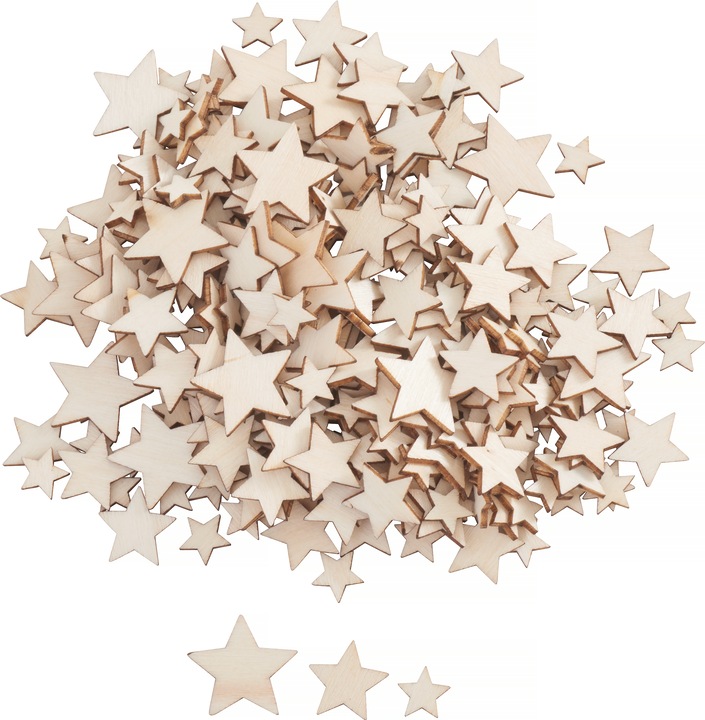 Actual product image VBS XXL scatter pieces "Witney", star, 272 pieces