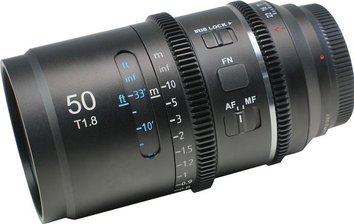 Image du produit Sirui Astra Series 50mm T1.8 1.33X Cine Lens (L Mount Blue Flare) (Monture L)