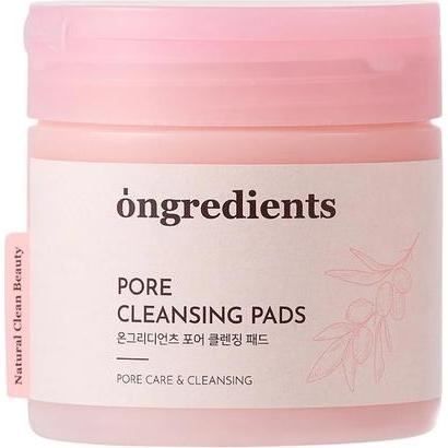 Ongredients, Pulizia viso, Pore Cleansing Pads - 60 Pieces (Panni pulizia)