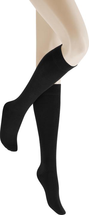 Produktbild Hudson Relax Woolmix (3er Pack) Damen-Kniesocken, Farbe 005 schwarz, Grösse 39-42 (Einzelpack, 39 - 42)
