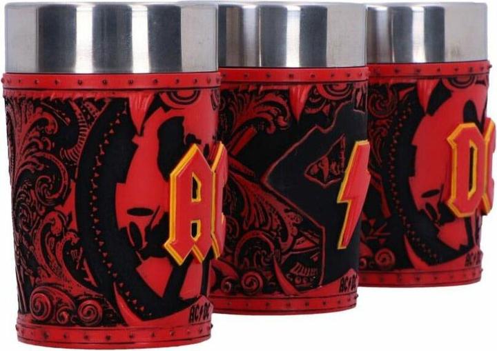 Actual product image Nemesis Now AC/DC shot glasses logo 3-pack (0.50 dl, 3 x, Shot glass)