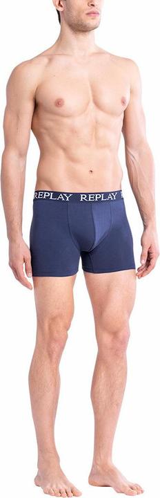 Image du produit Replay Trunk BOXER Style 01/C Basic Cuff Logo im 2er Pack (L, lot de 2)