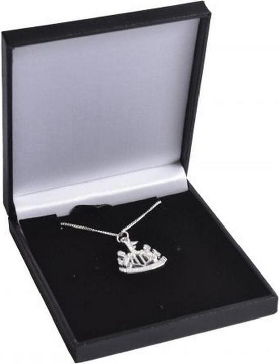Immagine prodotto Newcastle United FC Verniciato d'Argento Stemma Collana e Ciondolo (100% materiale sintetico)