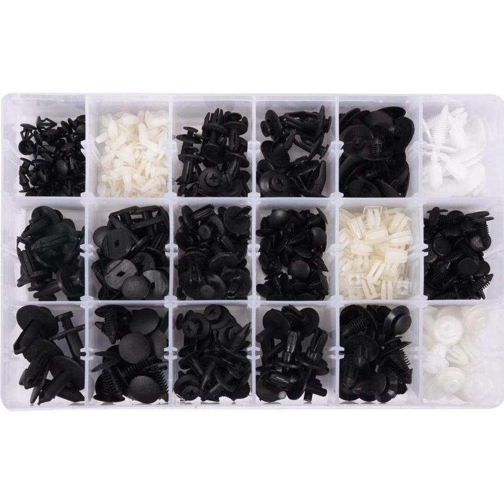 Yato, Werkzeugwand, KFZ/Auto Befestigung Clips Sortiment Box 415tlg. FORD ( YT-06660)