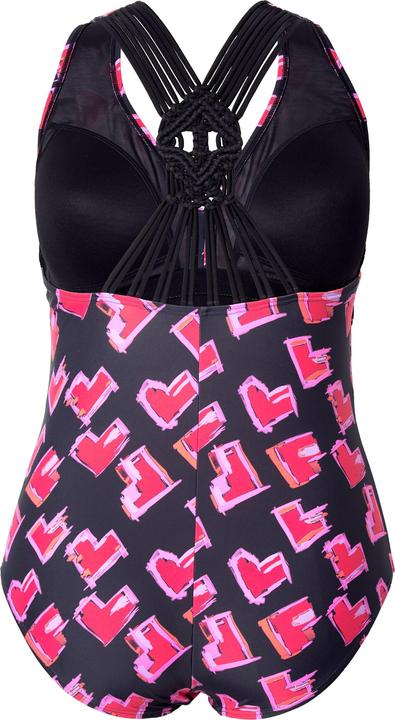 Immagine prodotto Ulla Popken Costume intero, cuori, spalline macramé, coppe, riciclato (52)