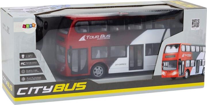 Produktbild Lean Toys Doppeldecker-R/C-Bus mit Lichtern