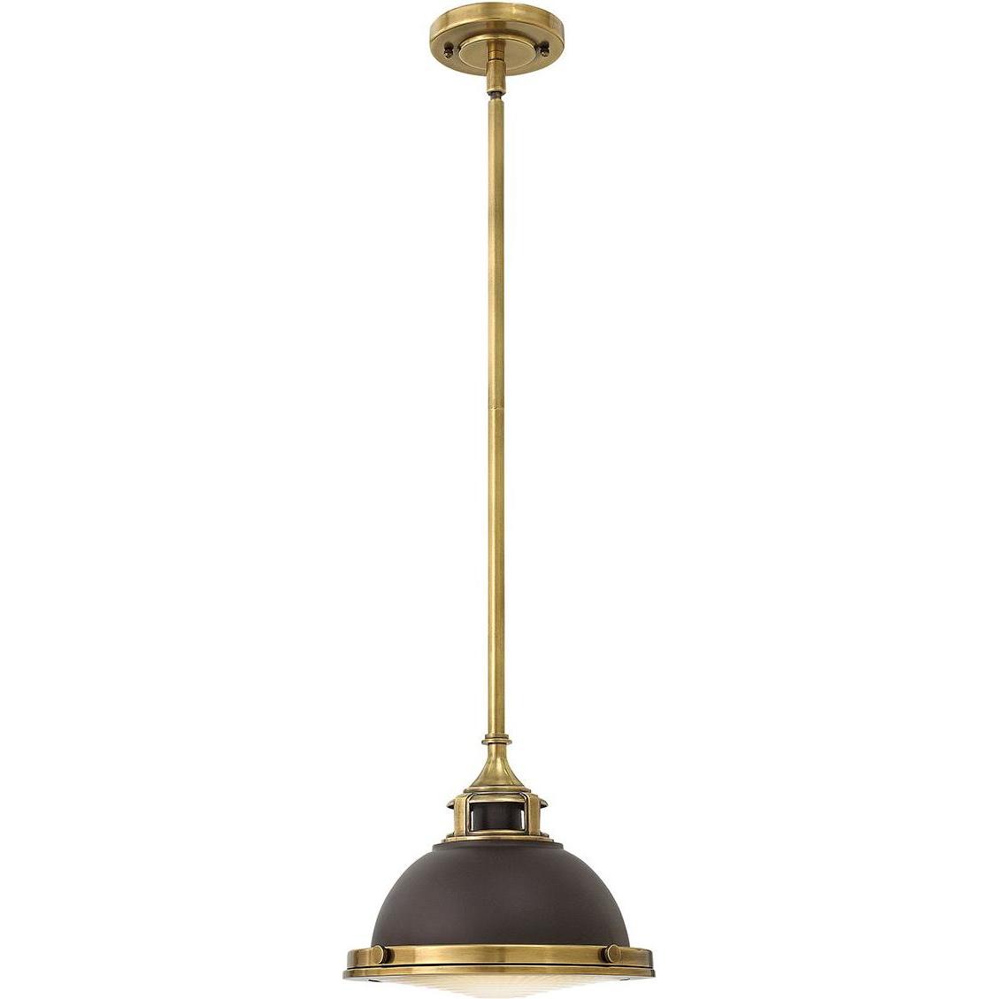 Elstead Lighting, Pendelleuchte, Amelia Hängeleuchte E27 1-fach Buckeye Bronze (E27)