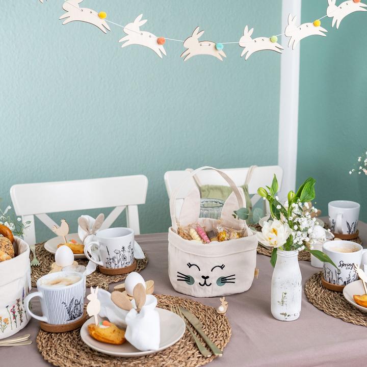 Image du produit Papierdrachen Panier de Pâques Lapin (1 x)