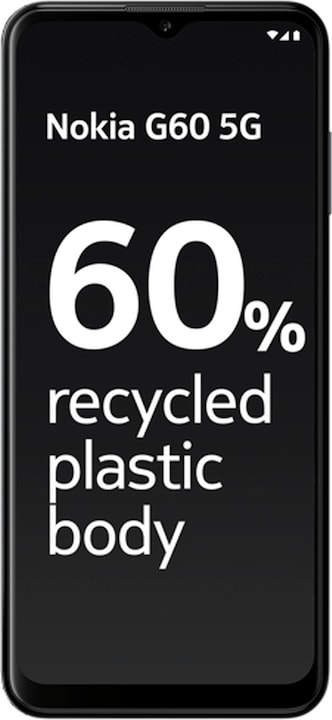 Productafbeelding Nokia G60 5G (128 GB, Zwart, 6.58", SIM + eSIM, 50 Mpx, 4G)