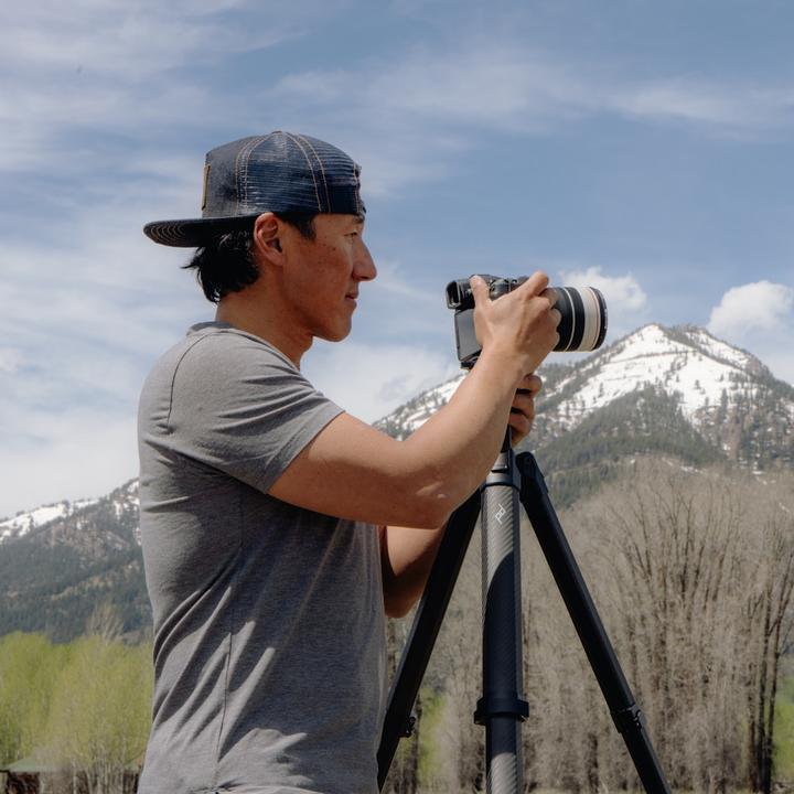 Produktbild Peak Design Pro Lite Tripod - Black (Carbon, Kunststoff, Metall)