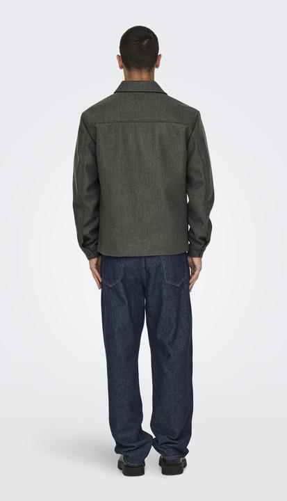 Actual product image Only & Sons Fly-away collar cuffs with button jacket jacket (S)