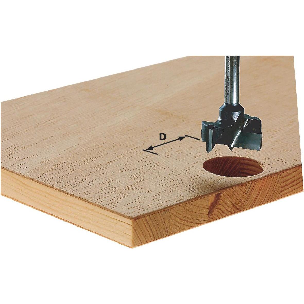 Festool, Bohrereinsatz, Beschlagbohrer HW S8 D30 (30 mm)