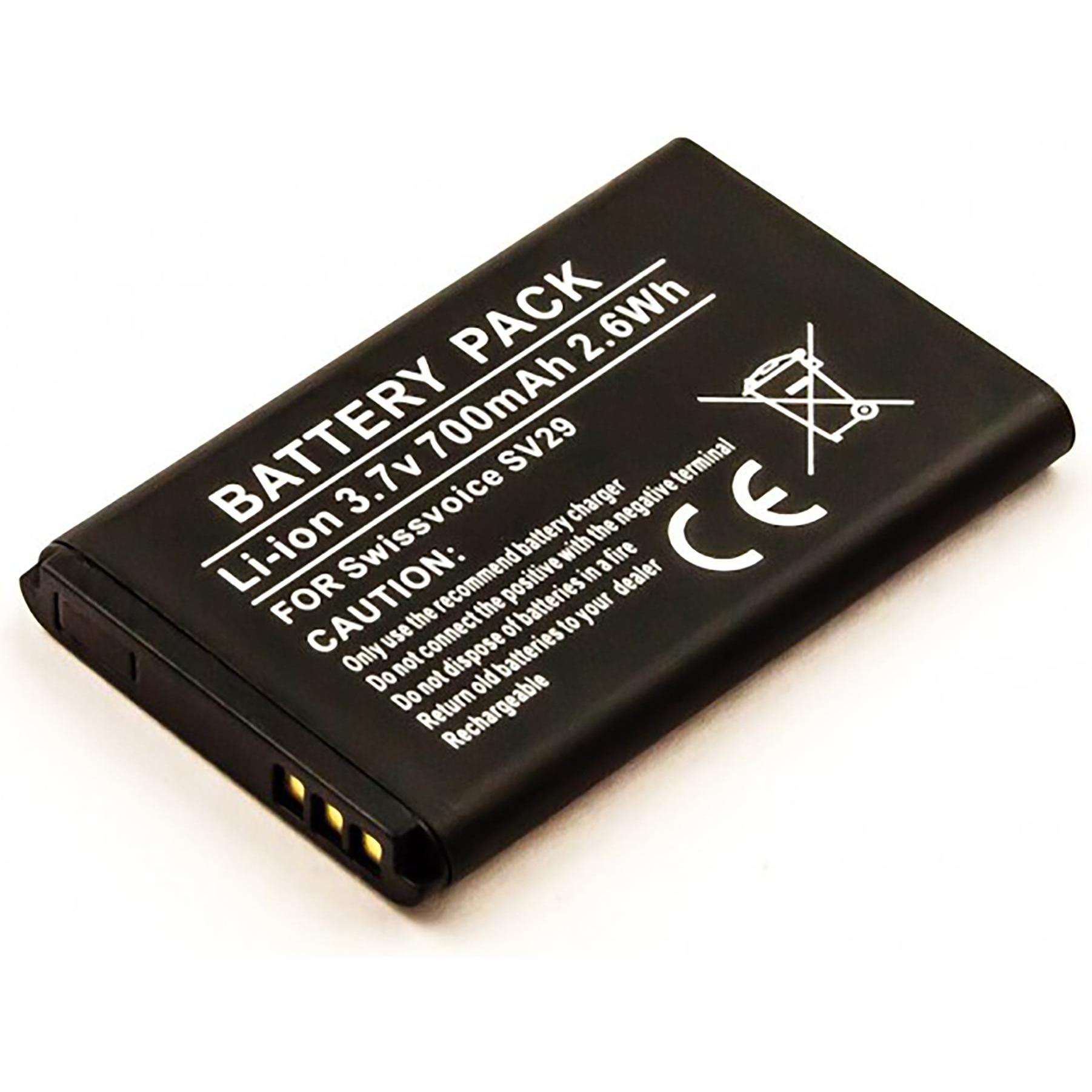 AGI 11997 - Batterie/Akku - Schwarz - Weiss - Lithium-Ion (Li-Ion) - 1050 mAh - 3,7 V, Smartphone Akku