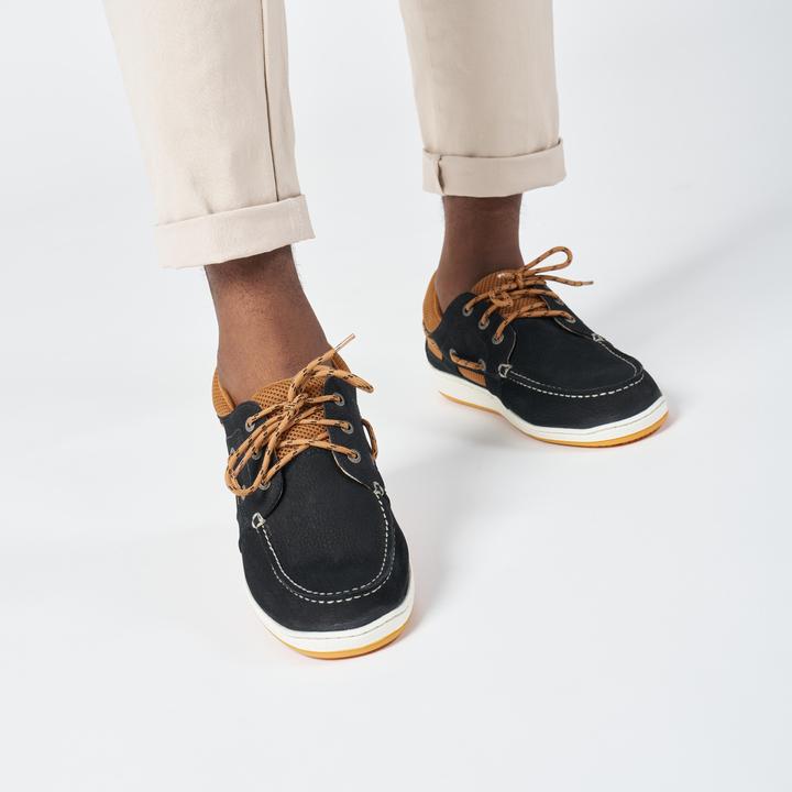 Actual product image Tribord Segelschuhe Herren Leder - Clipper schwarz (40)