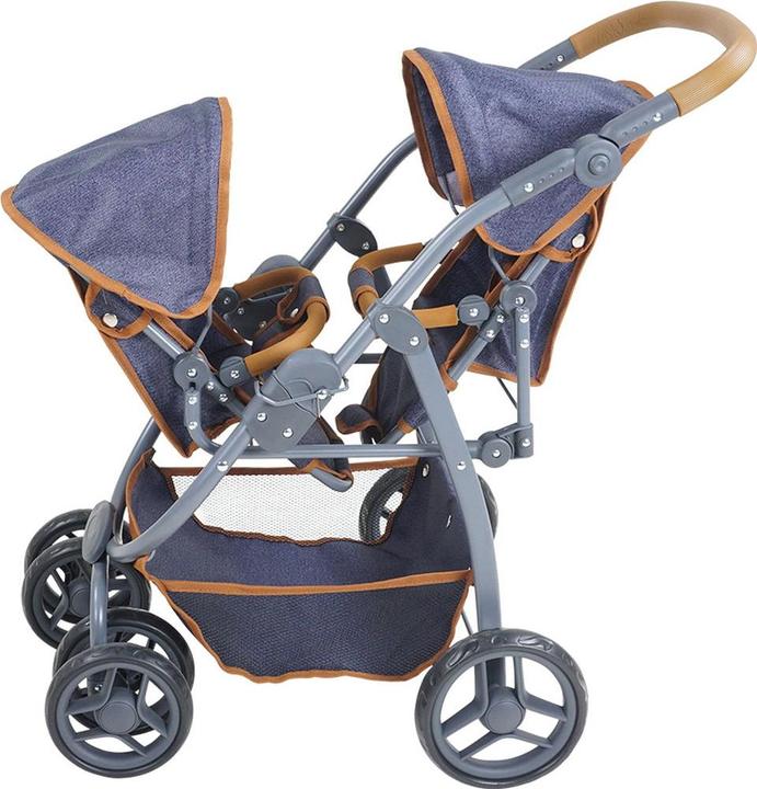 Image du produit Knorrtoys Zwillingspuppenwagen Milo - dark blue