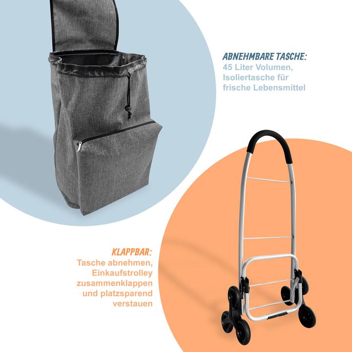 Produktbild Relaxdays Einkaufstrolley